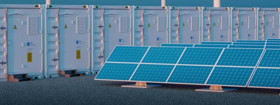 Li-ion battery energy storage system at a renewable energy power plant